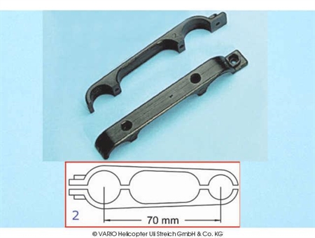 Tuned pipe holder 2-part