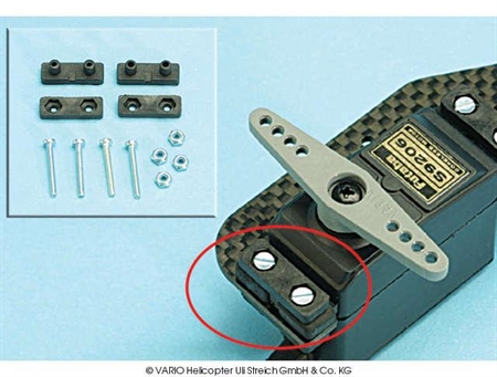 Quick-release servo mount