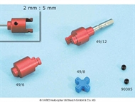 Claw coupling 2.0 mm, shaft 5 mm