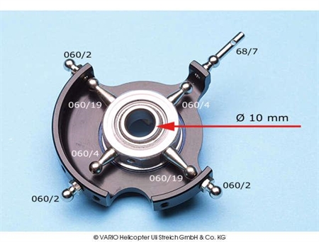 3-D swashplate 10 mm