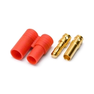 3.5 mm Gold Connector with red Housing 