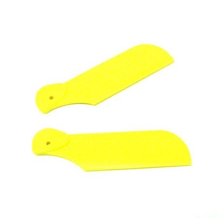 Tail rotor blades - yellow 90mm
