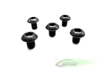 HC038-S - DIN 12.9 Button Head Socket Cap M3x4 (5pcs) 