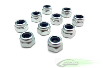 Metric Hex Nylon Nuts M4  H5 (10pcs