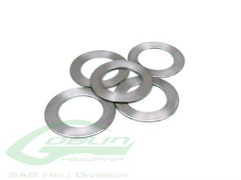 Steel Shims Ø10x Ø16 x 0,1(5pcs)- Goblin 500