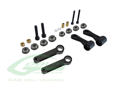  Radius Arm Set Black Matte - Goblin Black Nitro/Black Thunder