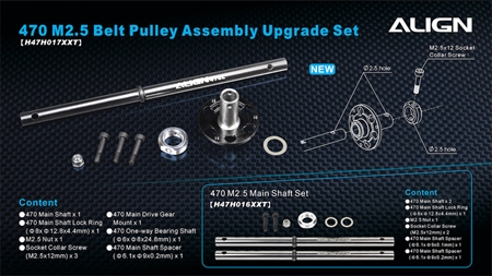 470L M2.5 Main Shaft Set 