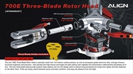 700E Three-Blade Rotor Head