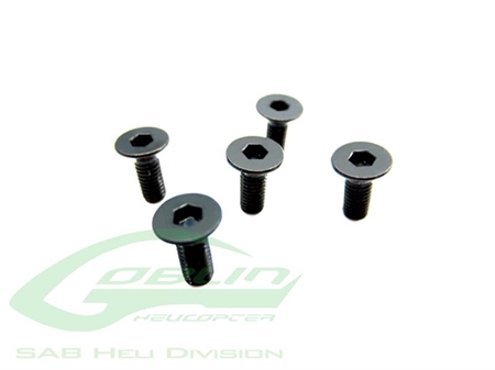 DIN 12.9 Flat Head Socket Cap M4x6 - Goblin 570