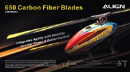 650 Carbon Fiber Blades-Yellow ¤