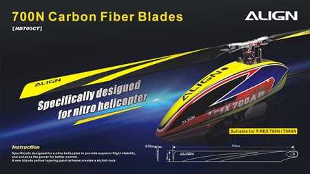 700N Carbon Fiber Blades