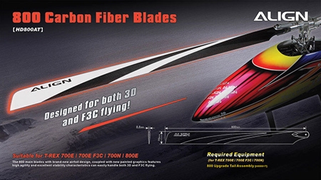 800 Carbon Fiber Blades