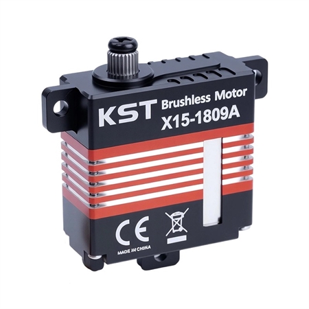 KST X15-1809A 24Kgf.cm 0.07sec/60° Metal Gear Brushless Mini Servo for RC Planes