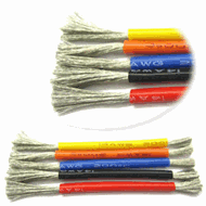 Red Silicone wire 8AWG 0.06*1946*5.6mm - (½ m.)