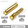 4.0mm gold plated connector (F&M)