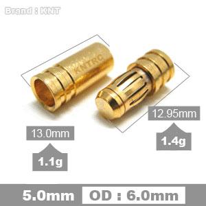 5.0mm gold plated connector (F&M)