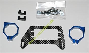 EX CARBON RUDDER SERVO MOUNT